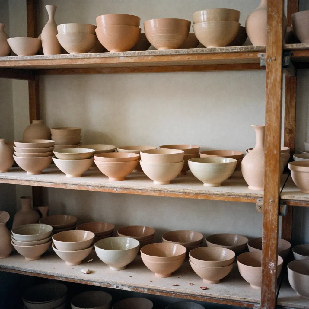 Keramikkprodukter utstilling